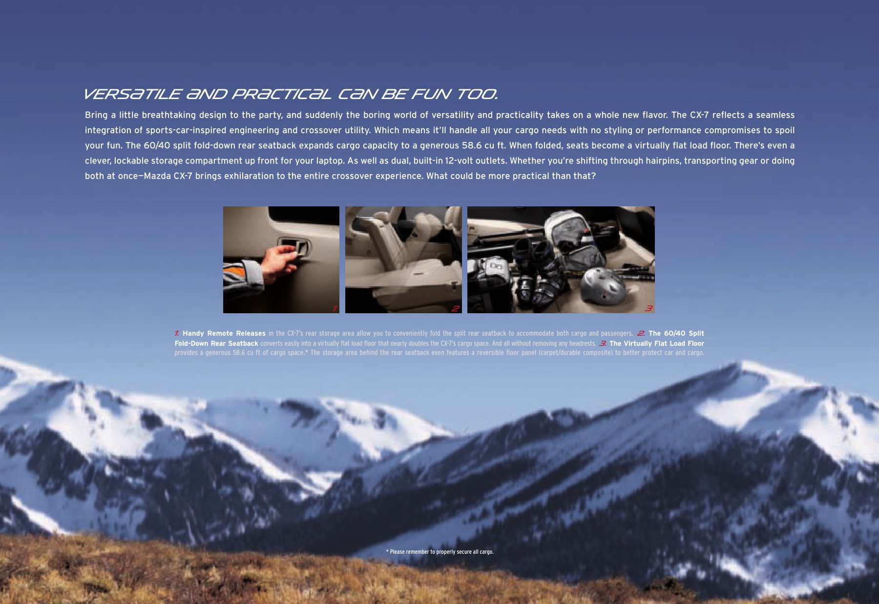 2010 Mazda CX-7 Brochure Page 8